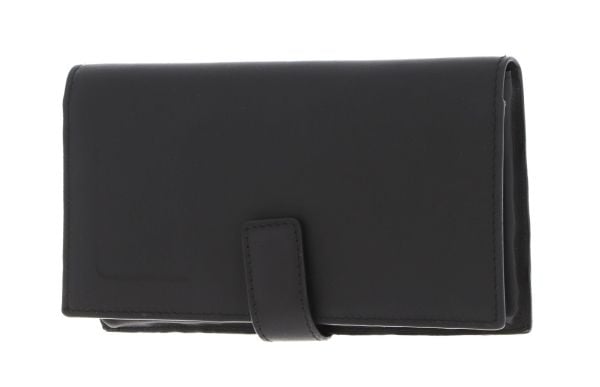 Piquadro, Piquadro, Leather, Wallet, Phone Holder, 42023100, Black, For Men