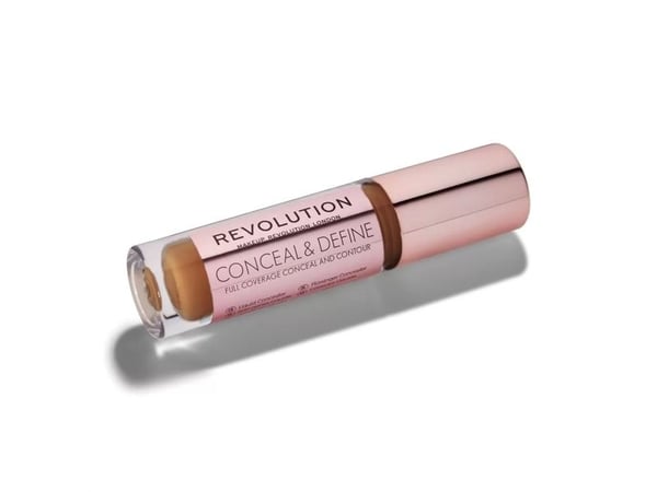 Makeup Revolution, Conceal &amp; Define, Corrective, nestemäinen peitevoide, C 14, 4 g