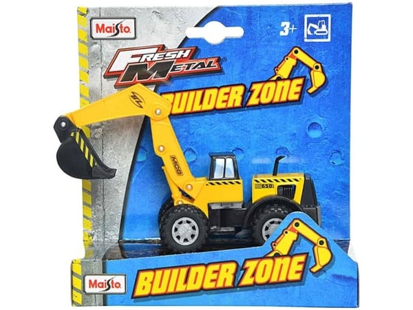 Maisto Fresh Metal Builder Zone grävmaskin orange 1:24