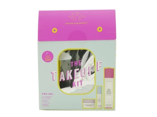Drunk Elephant-sett: T.L.C. Framboos Glycolic + B-Hydra Intensive + Lala Retro
