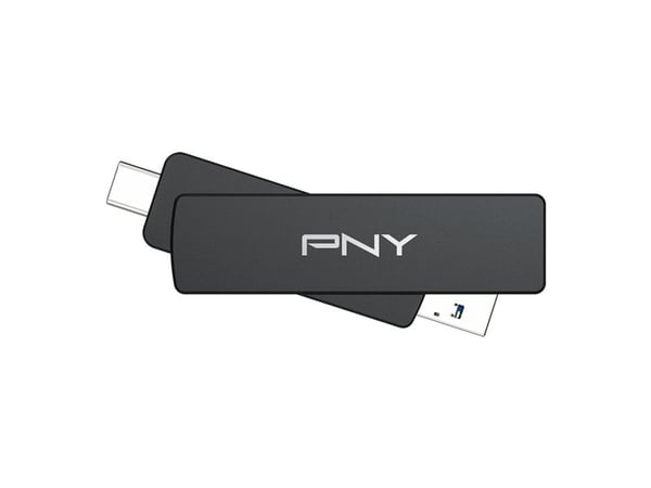 PNY Duo-Link V3 - USB-flashstasjon - 2 TB - USB-C 3.2 Gen 2