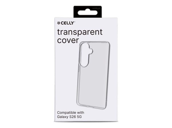 Celly GELSKIN1163, Etui, Samsung, Galaxy S26 5G, 16 cm (6.3"), Gjennomsiktig