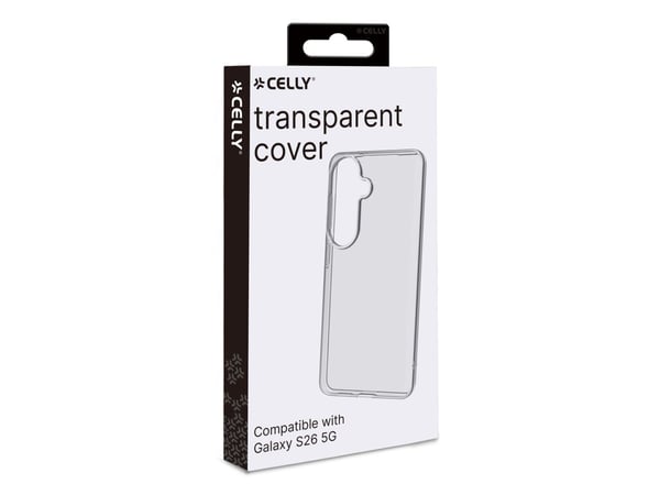 Celly GELSKIN1163, Etui, Samsung, Galaxy S26 5G, 16 cm (6.3"), Gjennomsiktig