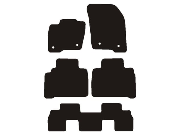 Golv-mattor Ford Galaxy 2006-2015, 5 pers.