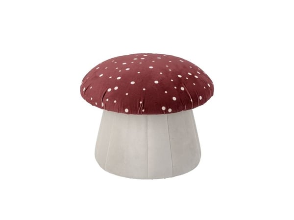 BLOOMINGVILLE MINI Lue Pouf, punainen, polyesteri