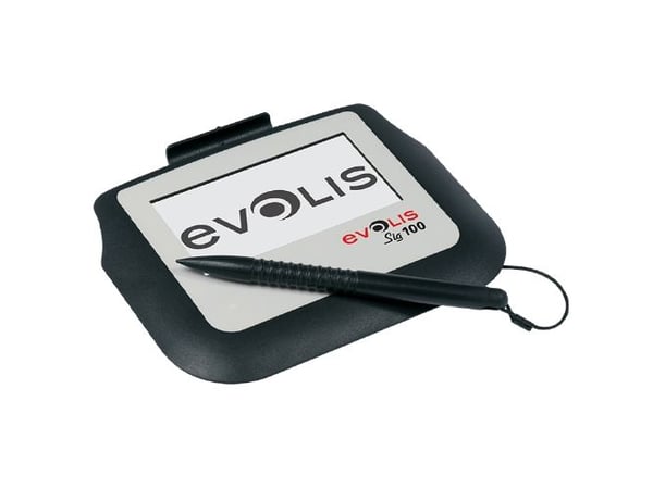 Evolis Signature 100 - Signaturterminal m/ LCD display - 4.7 x 9.5 cm - kablet - USB