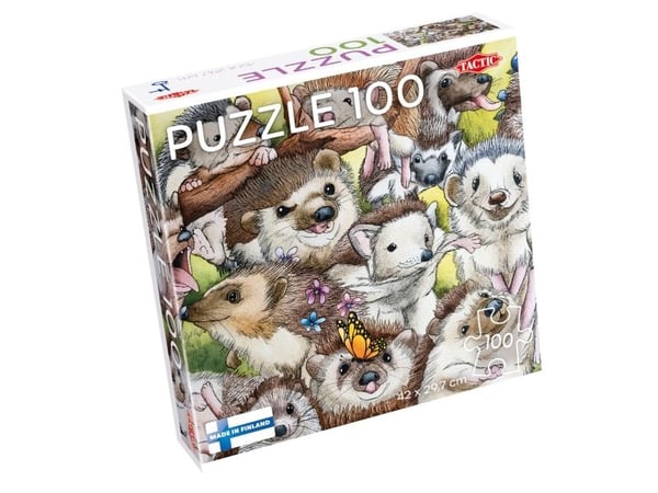 Tactic Puzzle Lovers igelkottar 100 bitar