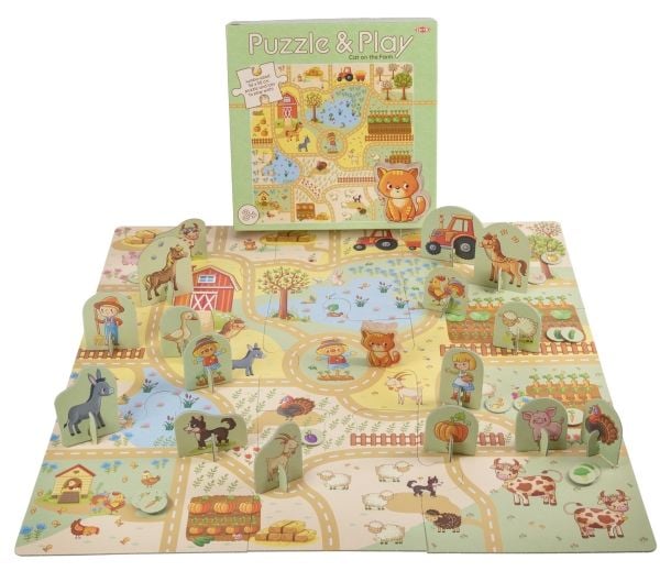 Tactic My First Puzzle & Play Cat on the Farm