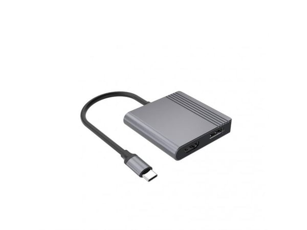 I/O-adapter USB-C till HDMI/DP A-CM-HDMIFDPF-01 GEMBIRD