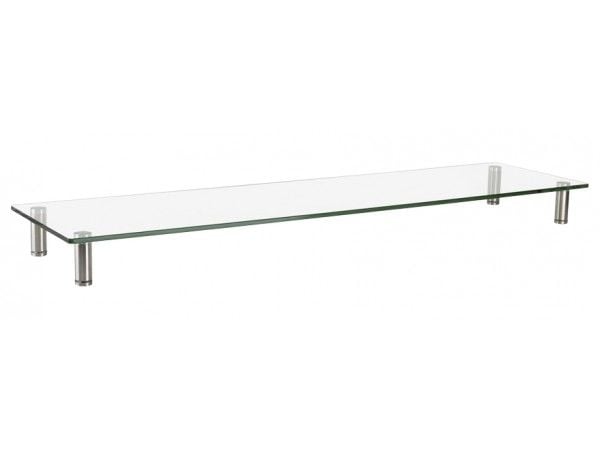 Gembird MS-TABLE-GL-01 Lasinen monitoriteline, suuri (MS-TABLE-GL-01)