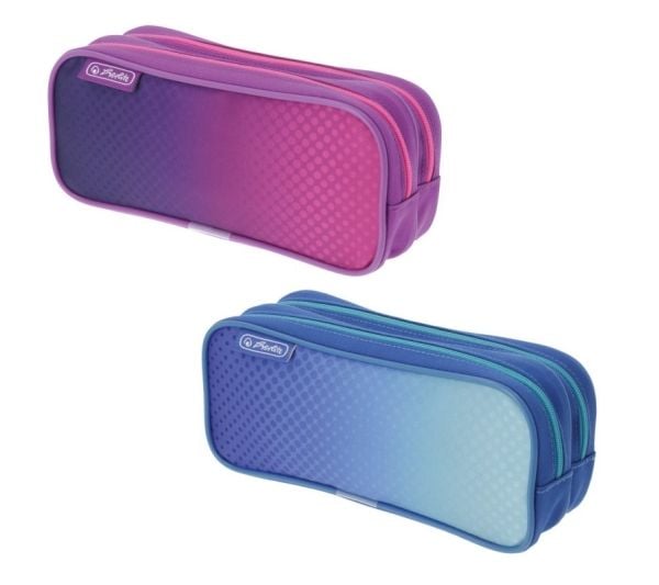 Herlitz 50046454, Mykt penal, Polyester, Assorterte farger, Monokromatisk, Innendørs, Gutt/Jente