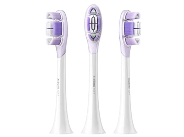 Xiaomi MBS309, 3 styck, Vit, Lila, Mjuk, Gummi, 4,4 g