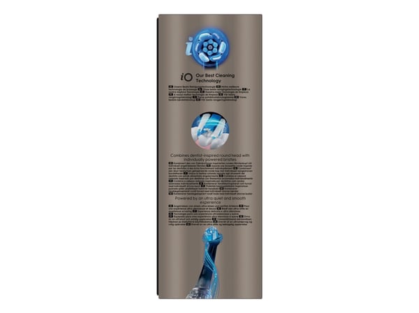 Oral-B iO Series 10 17398125, Voksen, Oscillerende Tannbørste, Sensitiv / Myk, Whitening, Gum omsorg, Grundig rens, Tongue care, Daglig stell, Smar...