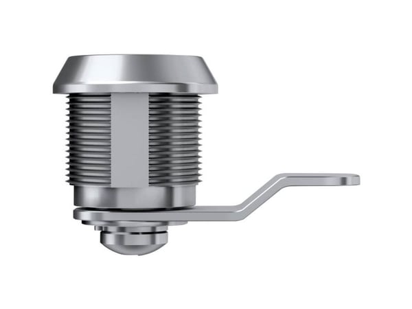 BASI HS 340 KD, postilaatikon lukko, Krom, metallia