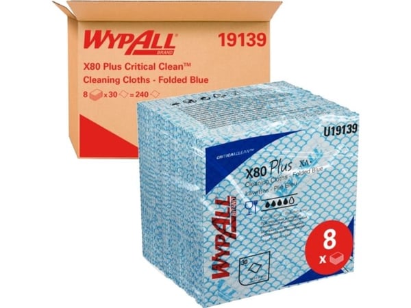 Teollisuuspyyhe, Kimberly-Clark Wypall X80, 35.5x35.5cm