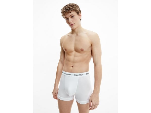 Calvin Klein 0000U2662G, Sort, Grå, Hvit, Hankjønn, S, Kroppsformende, 3 stykker, Bomull