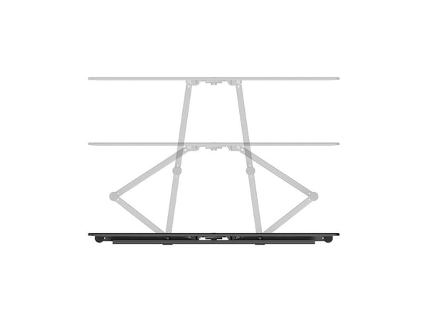 myWall H 24, 109,2 cm (43"), 100 x 200 mm, 600 x 400 mm, 3 - 12°, 120°, Sort