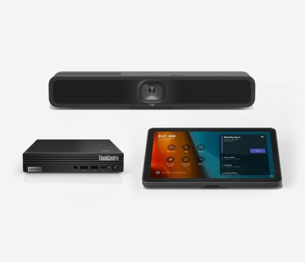 Logitech Entry Level Small Room Solution - Videokonferansesett - Certified for Microsoft Teams Rooms - power adapter included