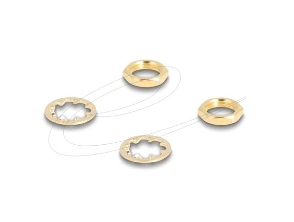 DeLOCK 90893, 0,32 m, RG-174, RP-SMA, RP-SMA, Svart