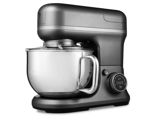 MEDION MD18440, 5 L, Harmaa, 1,5 L, Ruostumaton teräs, 1200 W, 442 mm