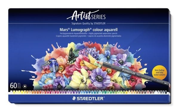 Staedtler Mars Lumograph, Soft (myk), Flerfarget, 60 stykker