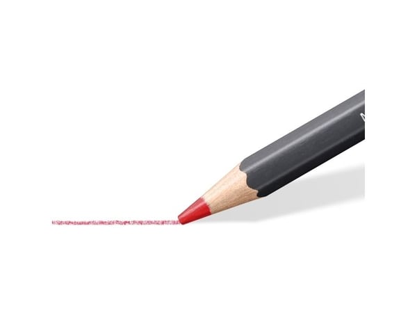 Staedtler Mars Lumograph, Soft (myk), Flerfarget, 24 stykker