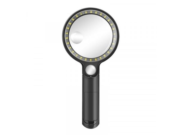 LogiLink LED reading magnifier, 30 LED''s, 90mm diameter