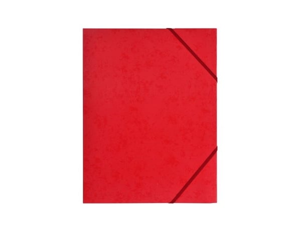 Elastikmapp i papper röd - (48 st.)