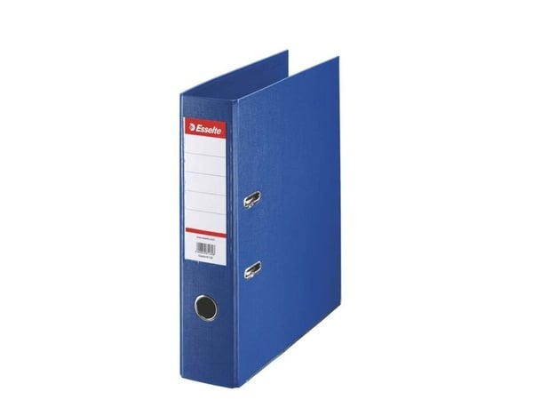 Esselte Standard - Hevarmbuefil - bokryggbredde: 75 mm - for A4 - kapasitet: 500 ark - blå
