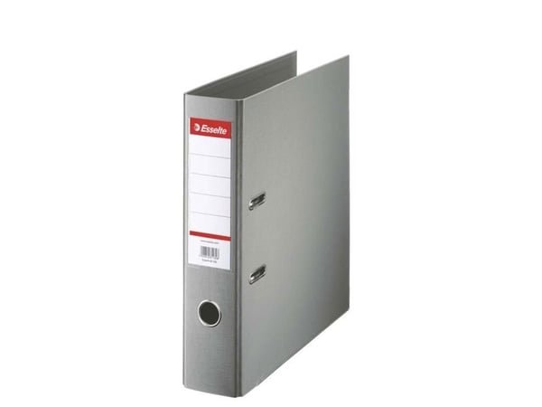 Esselte Standard - Hevarmbuefil - bokryggbredde: 75 mm - for A4 - kapasitet: 500 ark - grå