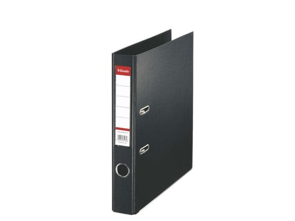 Esselte Standard - Hevarmbuefil - bokryggbredde: 50 mm - for A4 - kapasitet: 350 ark - svart