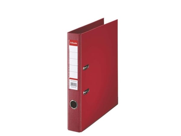 Brevordner Esselte Std PP A4/50mm Rød - (10 kpl)