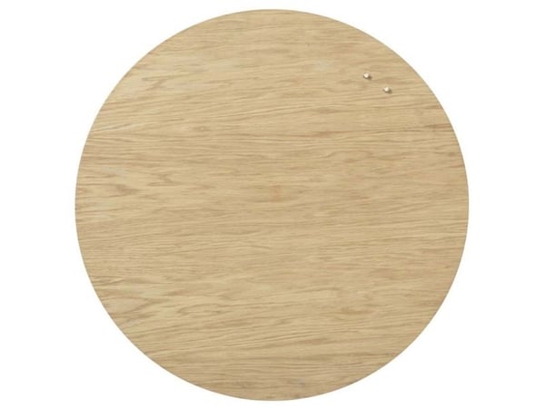 Magnetisk NAGA finértavle cirkel Ø80 cm egetræ finér