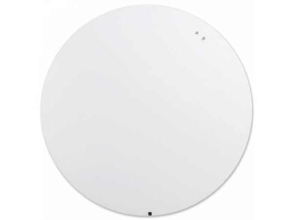 Magnetisk NAGA glastavle cirkel Ø100 cm Pure White