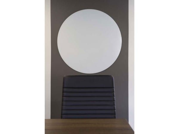 Magnetisk NAGA glastavle cirkel Ø100 cm Pure White