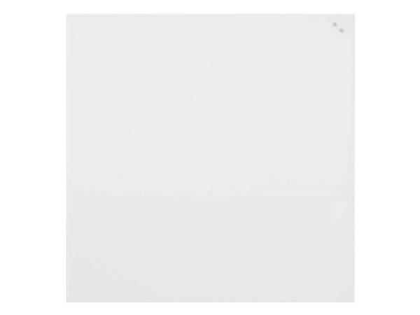 Magnetisk glastavle 100 x 100 cm PURE WHITE
