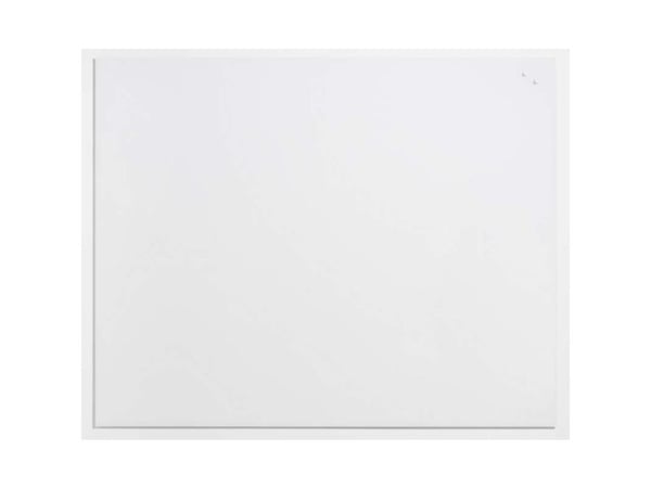 Glastavle, NAGA Pure White, magnetisk, 90 x 120 cm, hvid