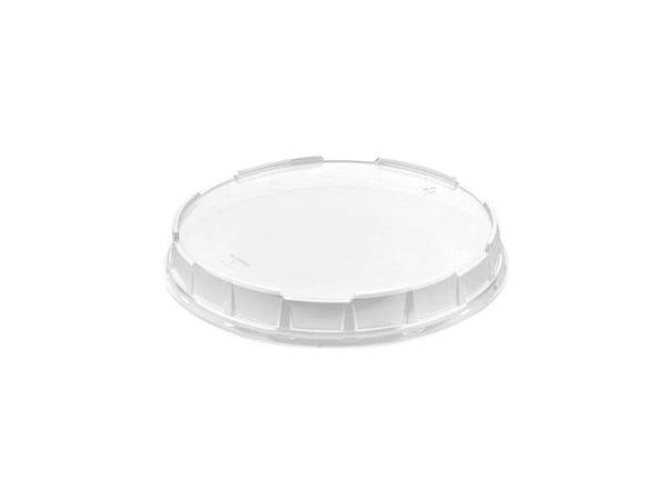 Låg t/plastbakke, Færch, Rund, Ø 330 højde 43 A-PET, transparent T/Pizza and Tapas tray, karton a 10
