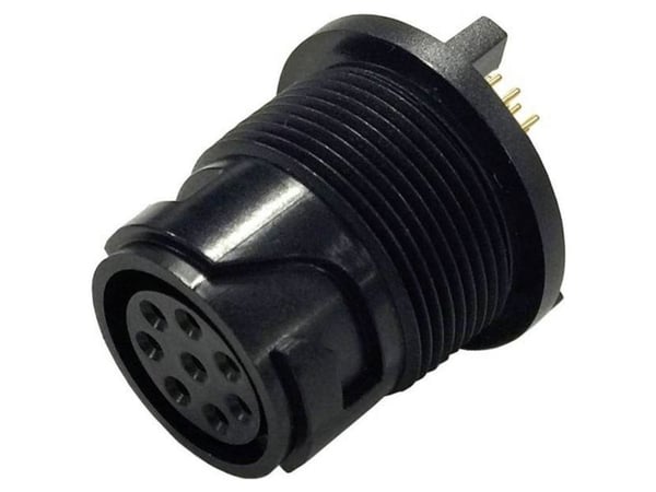 Bulgin PXP4013/04S/PC rundstiftkontakt, antall poler: 4 (1 stk)