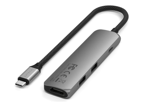 Satechi 4-in-1 - Telakointiasema - USB-C / USB 3.2 Gen 2 x 2 - HDMI