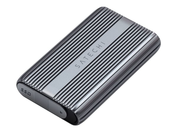 Satechi USB4 NVMe SSD Pro, SSD-kotelo, M.2, 40 Gbit/s, USB-liitettävyys, Harmaa, Läpinäkyvä