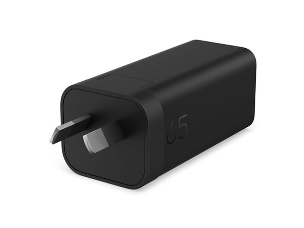 HP GaN Wall Charger - USB-C-strømadapter - AC 115/230 V - 65 watt - svart