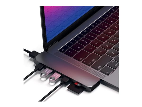 Satechi Aluminum Type-C Pro Hub Adapter - telakointiasema - USB-C