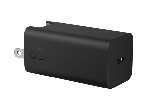 HP GaN Wall Charger - USB-C-strømadapter - AC 115/230 V - 65 watt - svart
