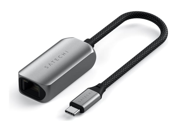 Satechi ST-AE25M, USB Type-C, RJ-45, Mies, RJ-45, Hopea, Kannettava tietokone