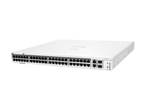 HPE Networking Instant On 1960 48G 2XGT 2SFP+ Switch - Switch - L2+ - smart - 48 x 10/100/1000 + 2 x 10 Gigabit SFP+ + 2 x 10 Gigabit Ethernet - st...