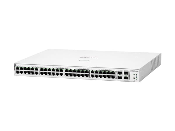 HPE Networking Instant On 1930 48G Class4 PoE 4SFP/SFP+ 370W Switch - Switch - L3 - Styrt - 48 x 10/100/1000 (PoE) + 4 x 1 Gigabit / 10 Gigabit SFP...