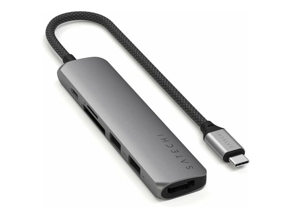 Satechi 6-in-1 - Telakointiasema - USB-C 3.2 Gen 2 - HDMI