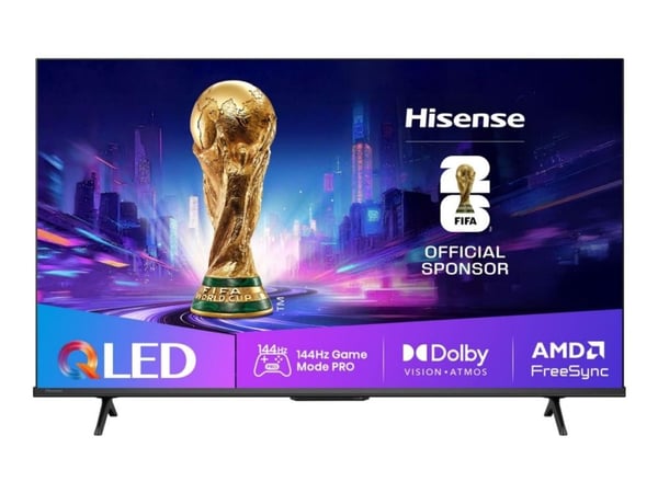 Hisense E7Q PRO 43E7Q PRO, 109,2 cm (43"), 3840 x 2160 pikseliä, QLED, Älytelevisio, Wi-Fi, Musta
