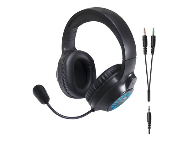 SPEEDLINK TYRON - Headset - fullstorlek - kabelansluten - 3,5 mm kontakt - svart
